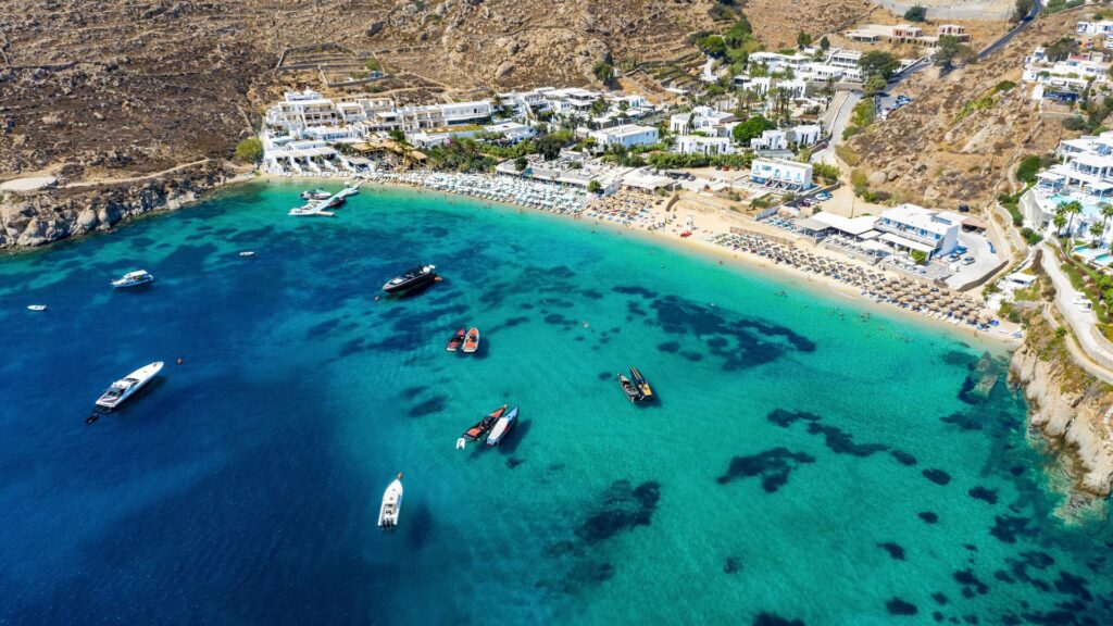 Beaches of Mykonos Island